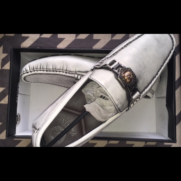 Men's Grey Loafer Shoes  by Platini - Picture 2 of 2